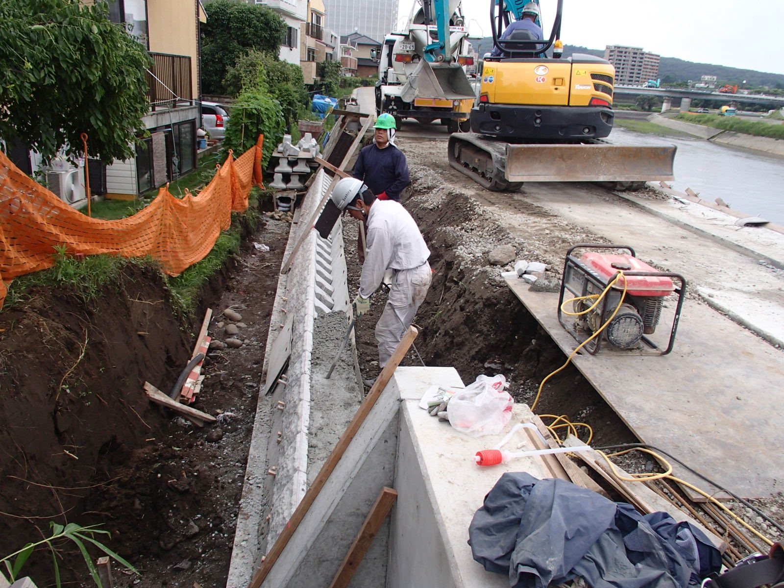 6 白川子飼地区築堤護岸工事